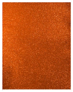 FOAMI MIL COLORES ESCARCHADO NARANJA CARTA