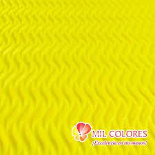 FOAMI MIL COLORES ONDULADO AMARILLO CARTA
