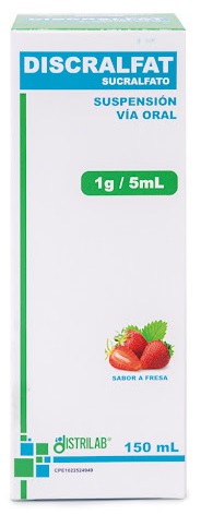 DISCRALFAT  1G 5ML X 150ML SUSP ORAL FRES SUCRALFATO DISTRILAB