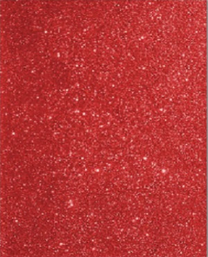 FOAMI MIL COLORES ESCARCHADO ROJO CARTA