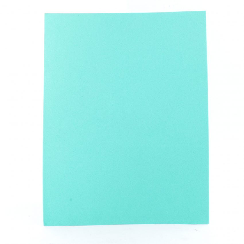 FOAMI MIL COLORES ESCARCHADO AGUAMARINA CARTA