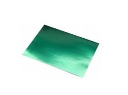 CARTULINA MIL COLORES METALIZADA VERDE 50X70CM