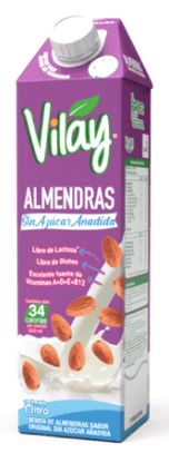 LECHE DE ALMENDRA VILAY 1LT SIN AZUCAR