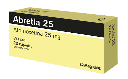 ABRETIA 25MG X 20CAPS ATOMOXETINA MEGALABS 