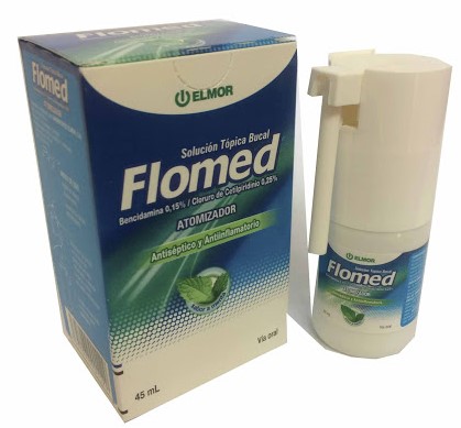 FLOMED 45ML SOLUC TOPICA BUCAL SPRAY ELMOR
