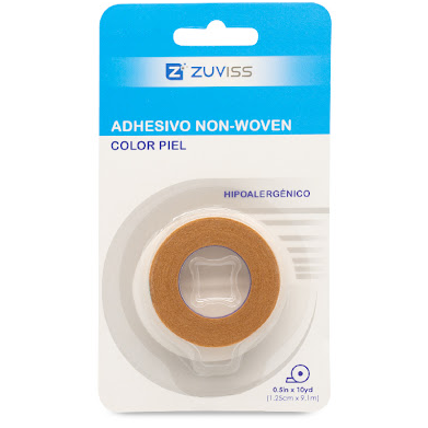 ADHESIVO 1.25CM X 9.1M X 1UND PIEL NON WOVEN ZUVISS