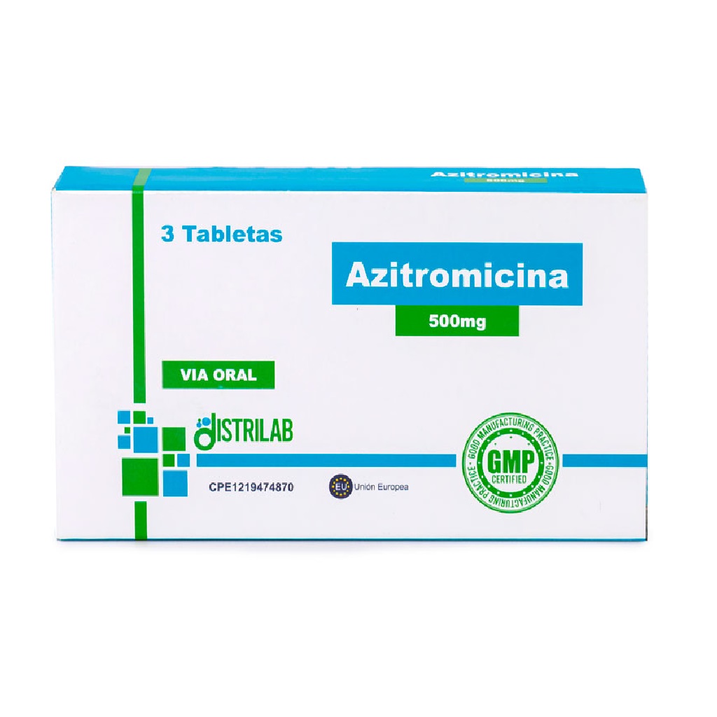 AZITROMICINA 500MG 3TAB DISTRILAB