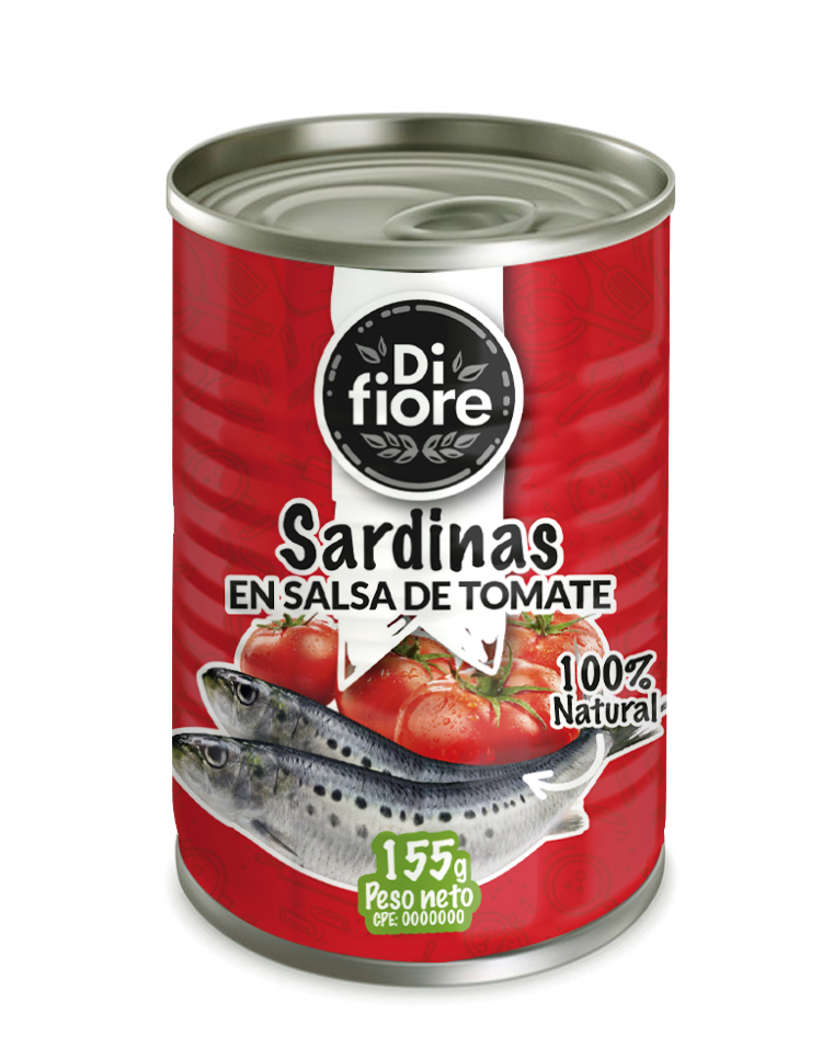 SARDINA DI FIORE 155GR EN SALSA DE TOMATE