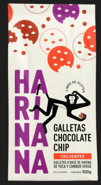 GALLETA HARINANA 150GR CHOCOLATE CHIP
