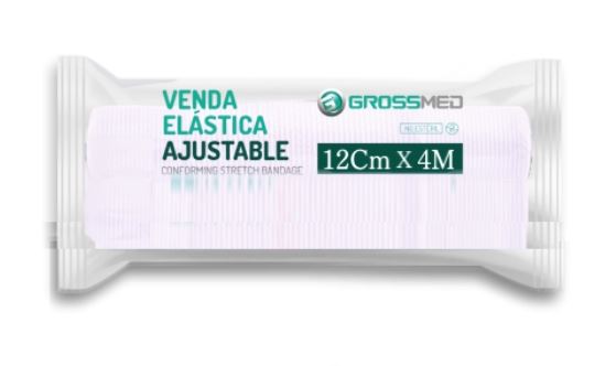 VENDA ELASTICA 12CM X 4M X 1UND GROSSMED