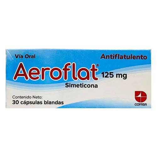 AEROFLAT 125MG X 30CAPS SIMETICONA COFASA
