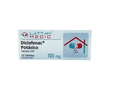 DICLOFENAC POT 100MG X 10TABL LATTAN MEDIC