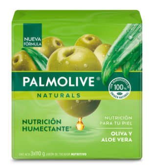 JABON PALMOLIVE 110GR X3UND ALOE OLIVA