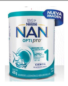 FORMULA INFANTIL NAN 400GR OPTIPRO