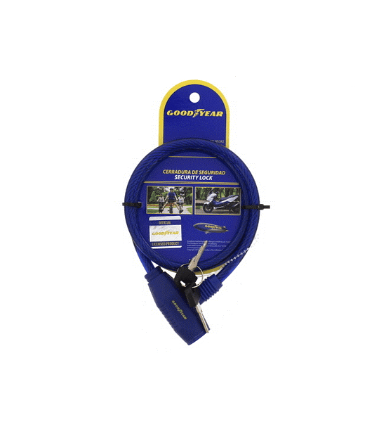CANDADO GOODYEAR FLEX DE LLAVE 10mm x 70cm