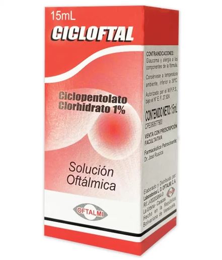 CICLOFTAL 1% X 15ML SOLUC OFTAL OFTALMI