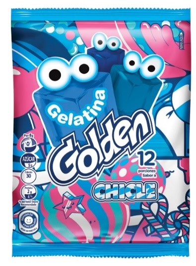 GELATINA GOLDEN 96GR CHICLE