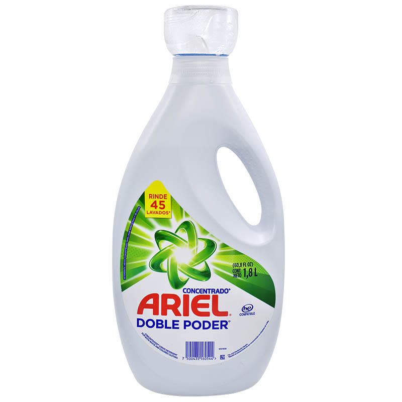 DETERGENTE ARIEL 1.8LT DOBLE PODER LIQ