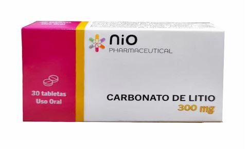 CARBONATO DE LITIO 300MG X 30TAB NIO PHARMACEUTICAL