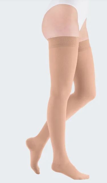 MEDIA DE COMPRESION M ALTO BEIGE X 1UND VITALCLINIC