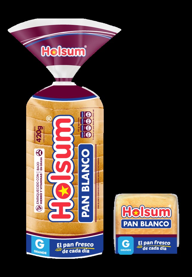 PAN SANDWICH HOLSUM 420GR BLANCO (G)