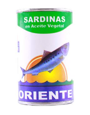 SARDINA ORIENTE 170GR NATURAL