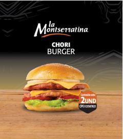 BURGUER CHORIZO AHUMADO MONTSERRATINA 2X100GR