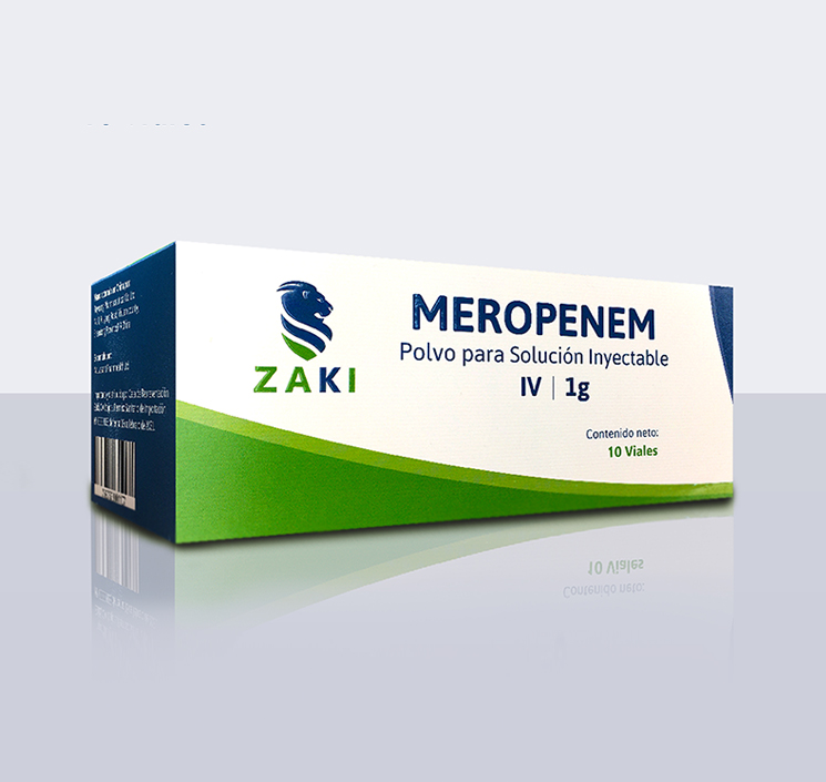 MEROPENEM 1G X 1AMP I.V SOL INY ZAKI