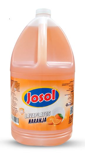 LAVAPLATOS JOSOL 3,785LT NARANJA 