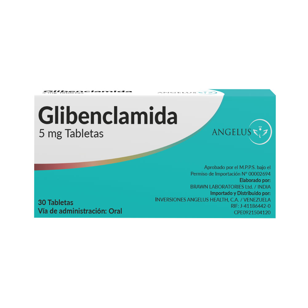GLIBENCLAMIDA 5MG X 30TABL ANGELUS