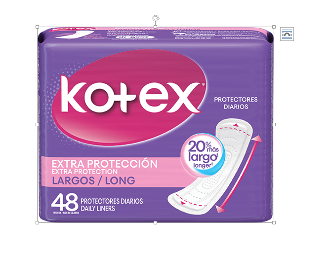 PROTEC DIARIO KOTEX 48UND LINER LARGO