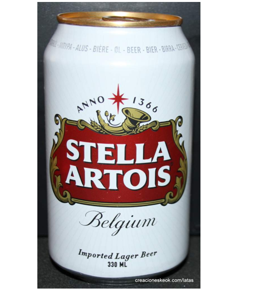CERVEZA STELLA ARTOIS 330ML LATA  UND