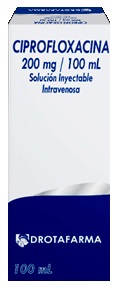 CIPROFLOXACINA 200MG X 100ML SOL I.V DROTAFARMA