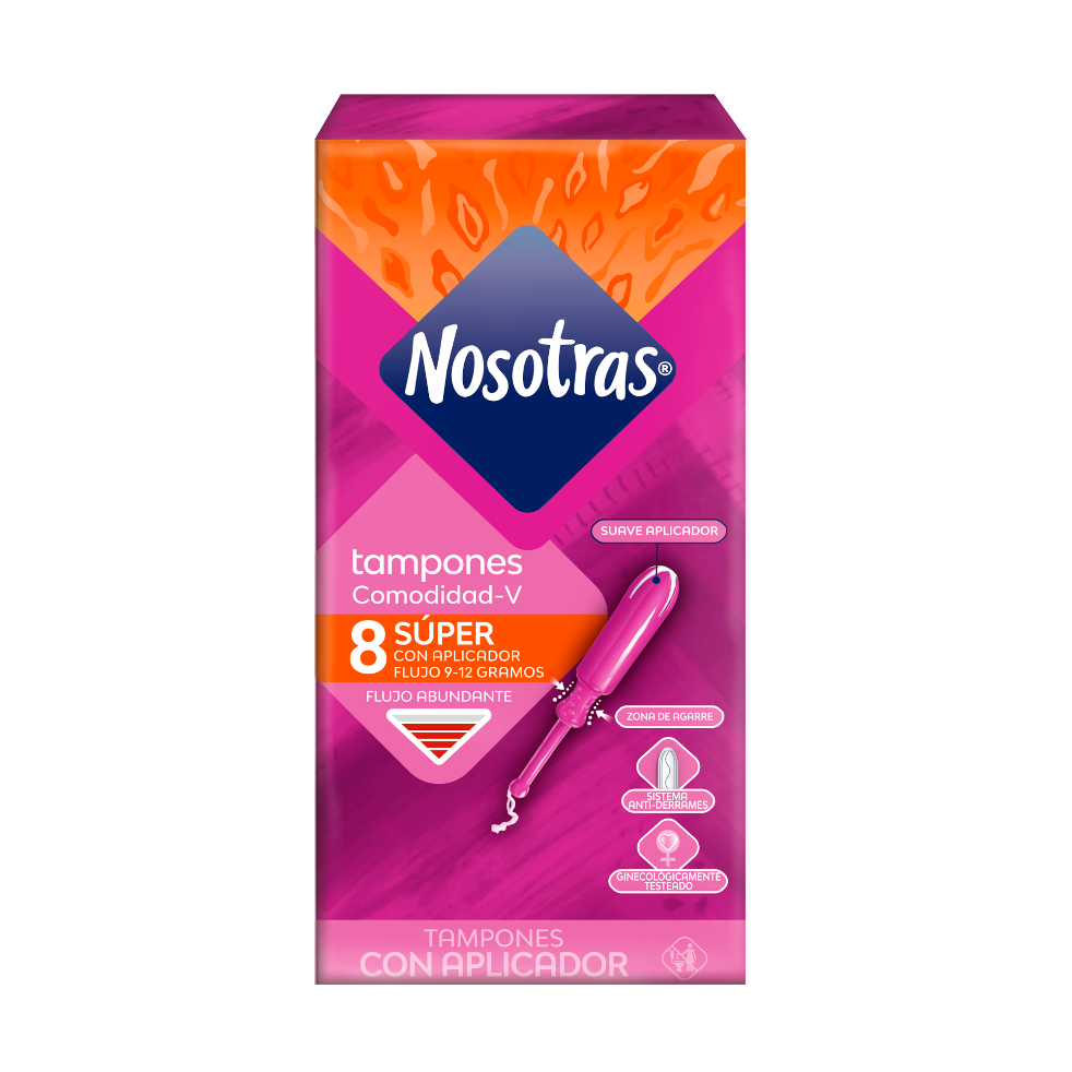 TAMPONES NOSOTRAS ABUNDANTE C/APLICADOR