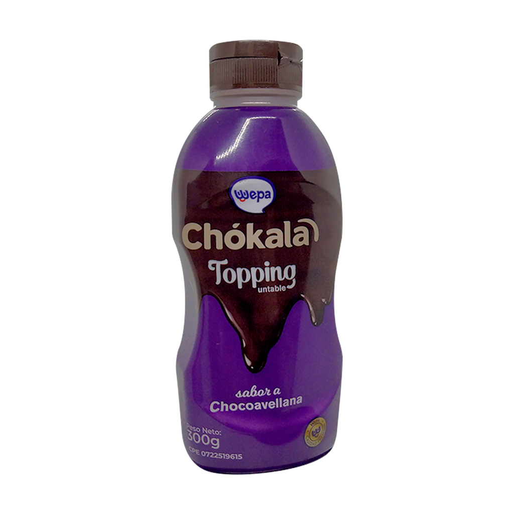 TOPPING DE CHOCOLATE WEPA 300GR AVELLANA