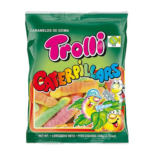 GOMITAS TROLLI 100GR CATERPILLARS