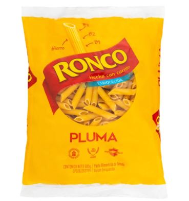 PASTA RONCO 500GR PLUMA VITAMINAS