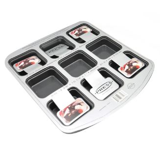MOLDE DE BROWNIES 9UND 31.5X26X2.7CM
