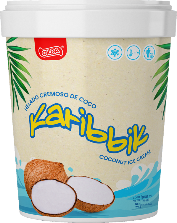 HELADO GILDA 960ML COCO KARIBBIK