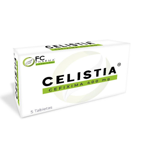 CELISTIA 400MG X 5TAB CEFIXIMA FC PHARMA