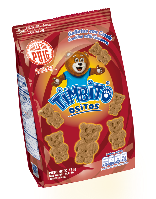GALLETAS PUIG 175GR CANELA OSITOS
