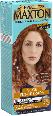 TINTE MAXTON 7.44 RUBIO MEDIO COBRIZO