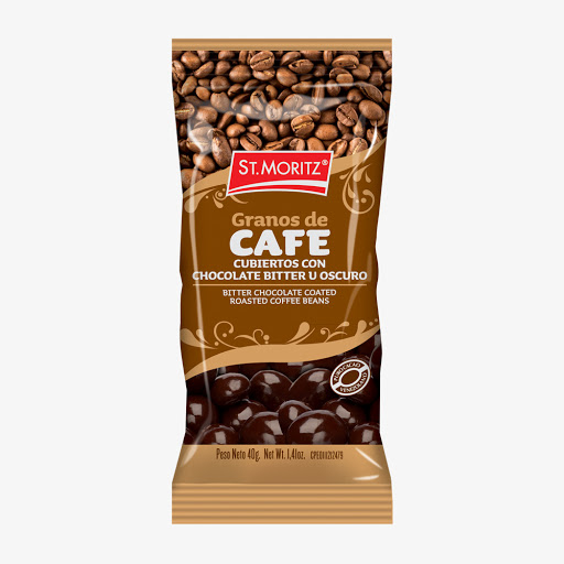 CHOCOLATE ST MORITZ 40G GRAGEADO CAFE