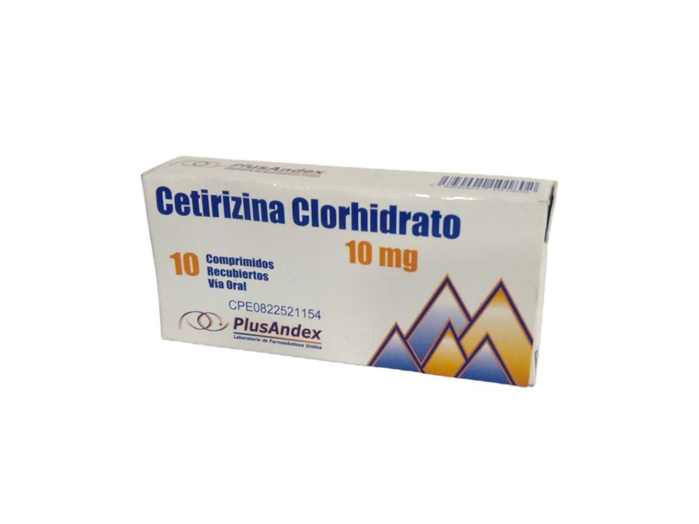 CETIRIZINA 10MG X 10COMP PLUSANDEX