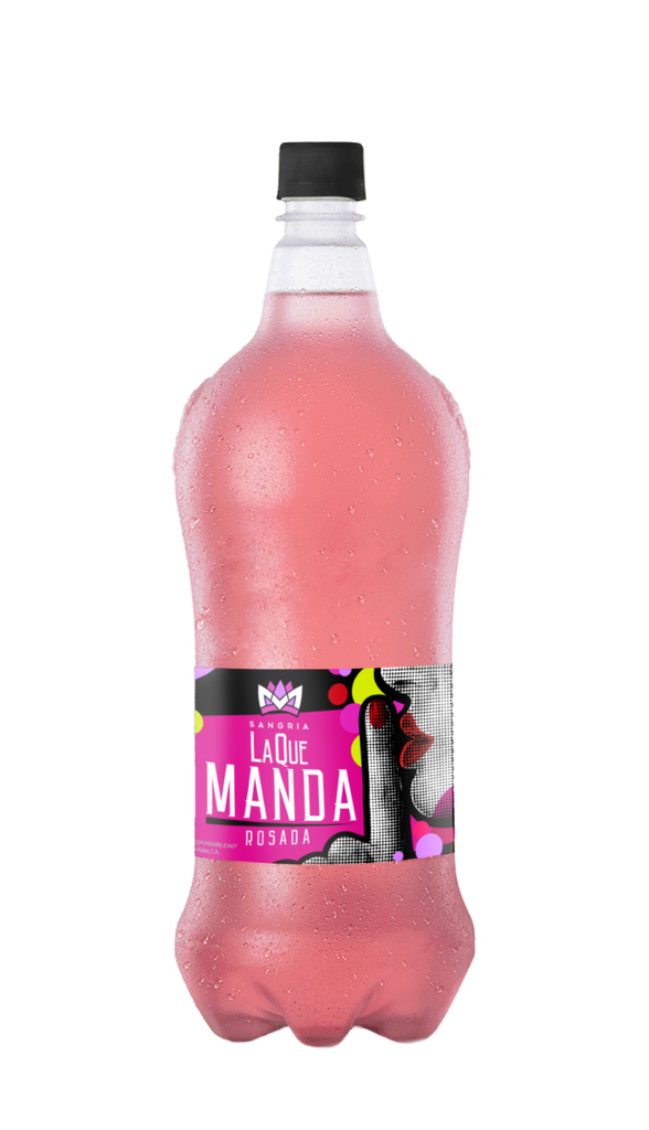 SANGRIA LA QUE MANDA 1.75LT ROSADA