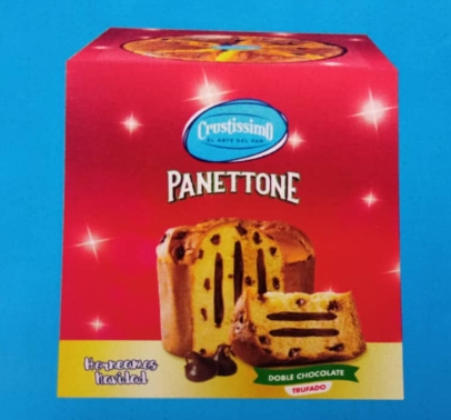 PANETTONE CRUSTISSIMO 500GR DOBLE CHOCO