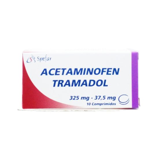 ACETAMINOFEN TRAMADOL 325MG 37,5MG X 10COMP SPEFAR RECIPE