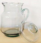 JARRA DE VIDRIO 1,10LT J14 CON TAPA