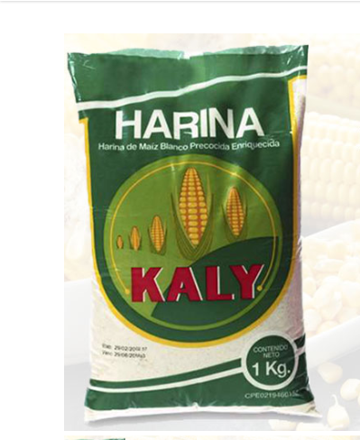 HARINA DE MAIZ KALY 1KG BLANCA