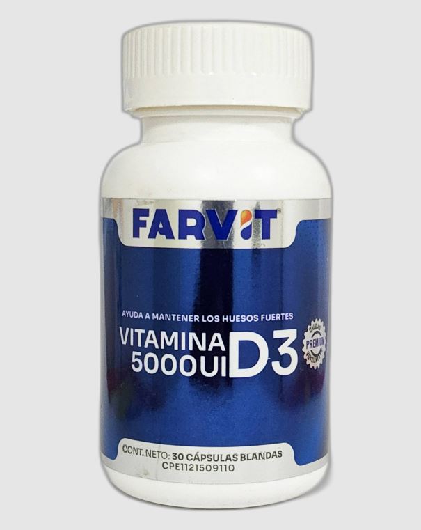 VITAMINA D3 5000UI X 30CAPS BIOFAR